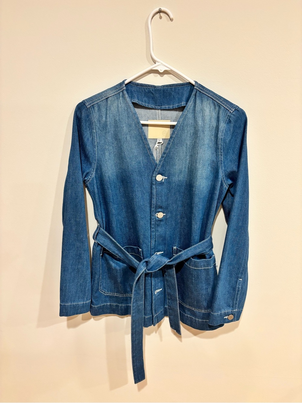 Ag Adriano Goldschmied DMSK Denim Belted Jacket